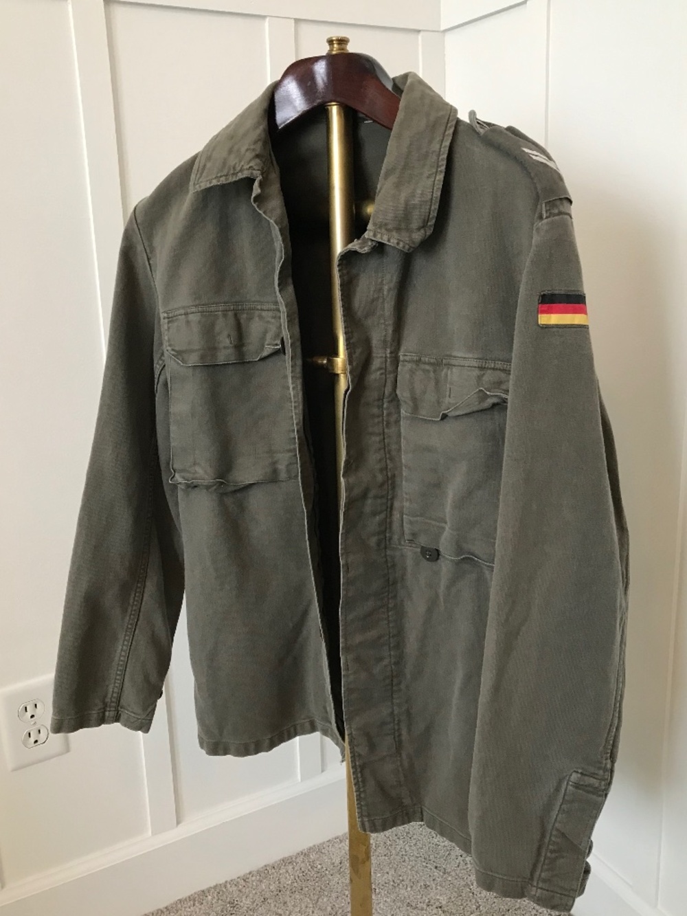 HERITAGE WORKWEAR 1989 GERMAN ARMY BUNDESWEHR MOLESKIN COTTON FIELD JACKET